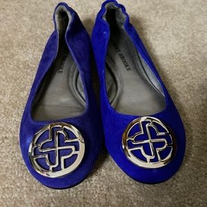 Audrey Brooke blue flats